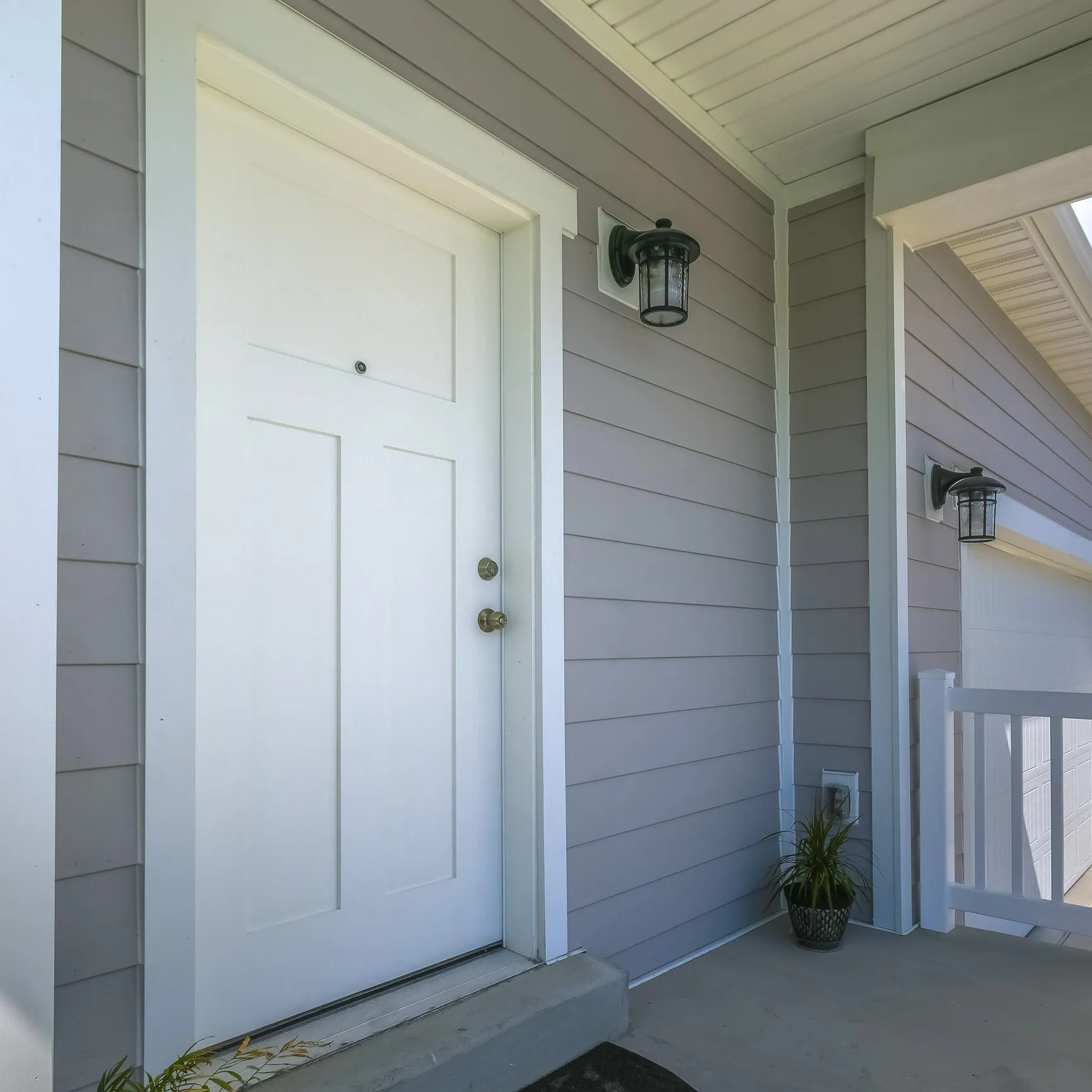 Wood siding on a home exterior
